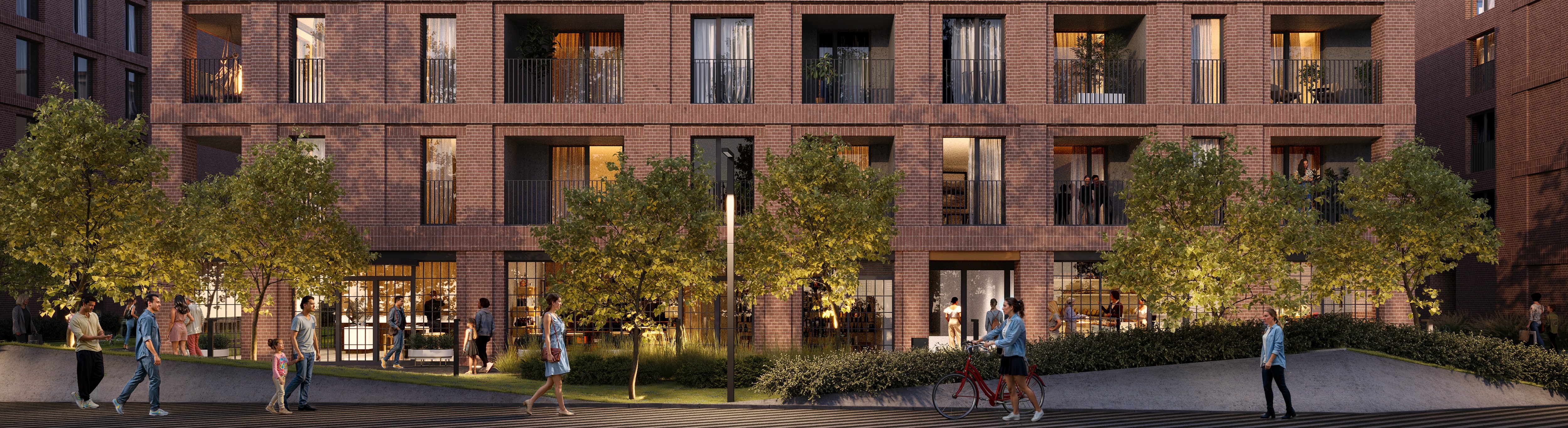 Zieleń przy obiektach komercyjnych